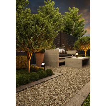  WINK 2 LED 10W 3000K NOIR PIR 