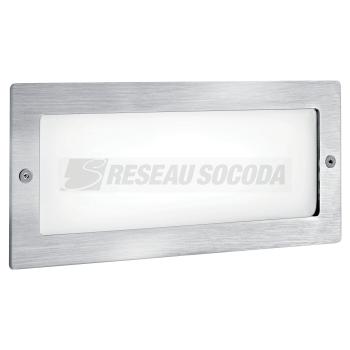  ENC. MURAL 300 LED INOX 