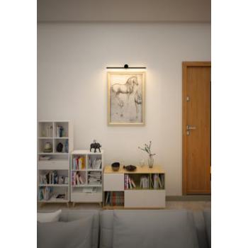  RIO 600MM 6W/3000K IP44 NOIR 