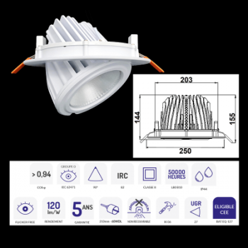  SAMBA 48W blanc 4000K 