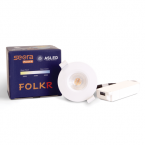  **SPOT FOLK R BLANC 7W 