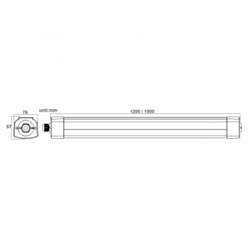  RAGA tanche 1,5M 4000K 66W/70 