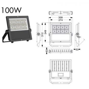  PROJECTEUR ROCK SYMETRIQUE 100 