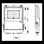  **ROCK 2 150W noir 4000K 