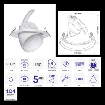  SAMBA 38W blanc CTC 