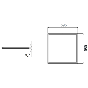  PANEL TIMBA 22W-30W 600X600 40 