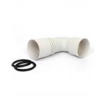  Coude PEHD 90 o75+joints 