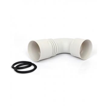  Coude PEHD 90 o75+joints 