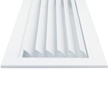  Gril lame courbe Al blc 30x15 