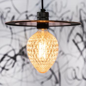  Douille Alu Grid E27 Noir 
