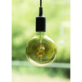  Suspension Silicone E27 Noir 