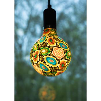 LED Paint G125 E27 DIM 7W Noir 