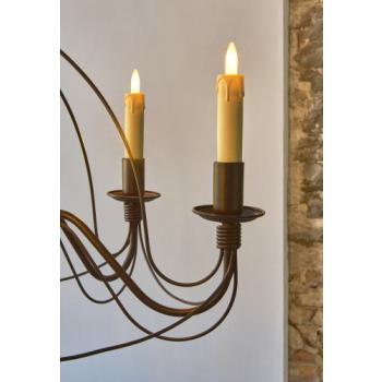  Fausse bougie E14 85mm Ivory 