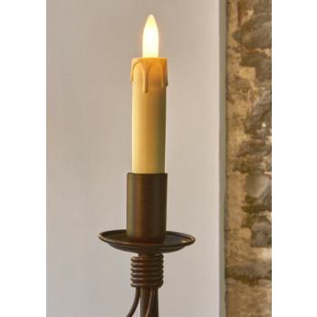  Fausse bougie E14 100mm Ivory 