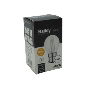  LED FIL G45 B22d DIM 4W 827 40 