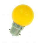  LED Party G45 B22d 1W Jaune 