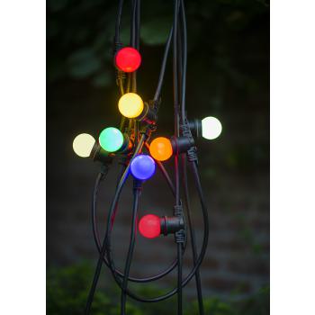  LED Party G45 E27 1W Jaune 