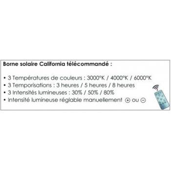  borne solaire cali 