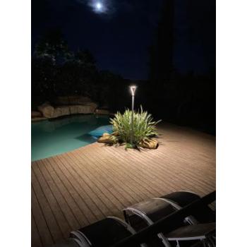  Lampadaire solaire 3000K 