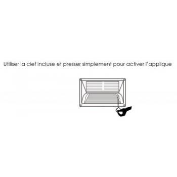  appli mur solaire 80lm 