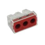  Borne connex 3 entr�es 6mm� 