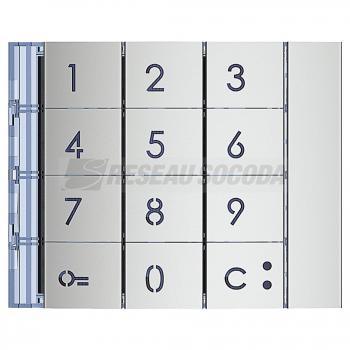  Facade clavier code Allmetal 