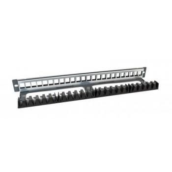  PANNEAU 19P 24 PORTS 1U 