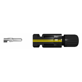  FICHE MALE SILVER 4MM 