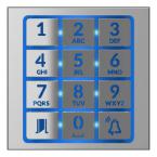  MTMFKB - Faade module clavier 