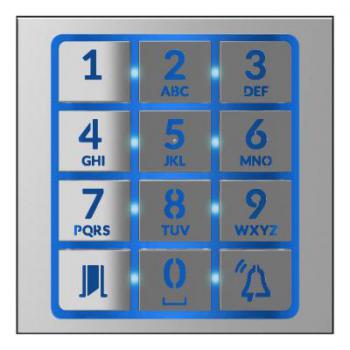  MTMFKB - Faade module clavier 