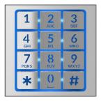  MTMFNA - Faade module clavier 