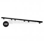 Lot de 10 crmaillres de 1m, 