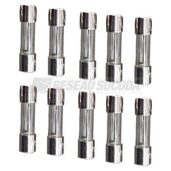  10 fusibles de 1A 5x20 