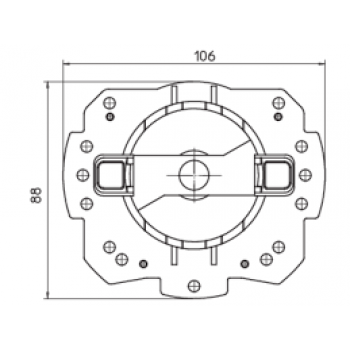  Support rapide MO5 en plastiqu 