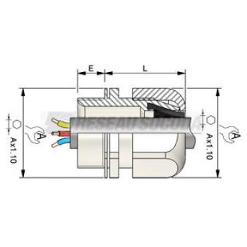  Presse-etoupe EUROCAP Pg7 GR 