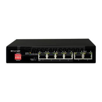  Switch, 4 ports + 2 GE UPLINK, 