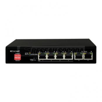  Switch, 4 ports + 2 GE UPLINK, 