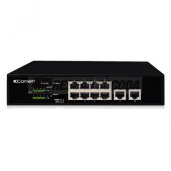  Switch, 8 ports + 2 GE UPLINK, 