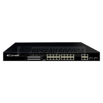  Switch, 16 ports + 2 GE RJ45 + 