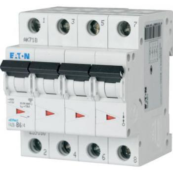  Disjoncteur FAZ6, 32A, 4P, 6kA 