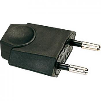  FICHE MALE 6A 2P NOIRE 