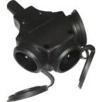  FICHE FEMELLE 3X16A 2P+T IP44 