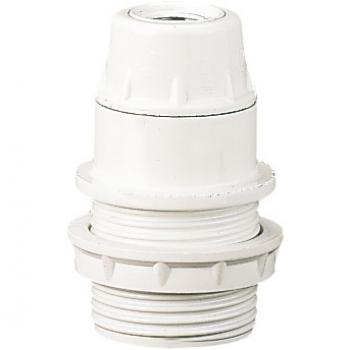  DOUILLE E14 1/2FIL.+BAG. BLANC 