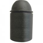  DOUILLE E27 LISSE NOIR M10 