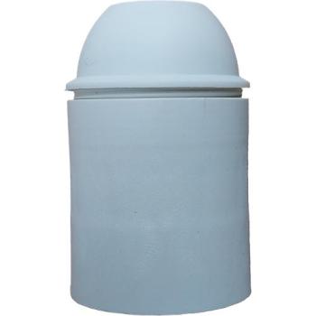  DOUILLE E27 LISSE BLANC M10 
