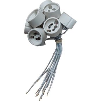  DOUILLE GU10 + 2 FILS 140MM 