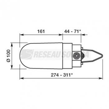  Lanterne suspendue E27 SSL 