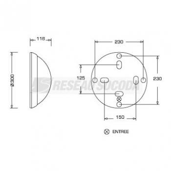  Option E27 SSL HF AV blanc 