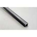  PROFIL ALU SAILLIE NOIR 2M + C 
