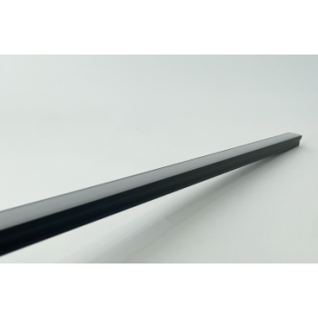  PROFIL ALU SAILLIE NOIR 2M + C 